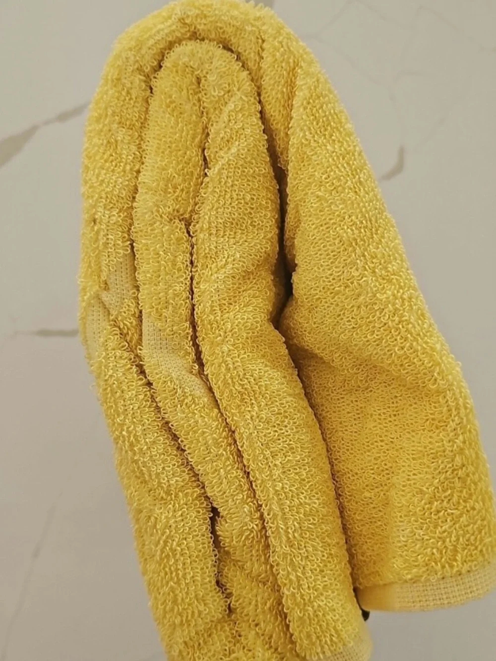 Nespresso Yuzu beach towel featuring a subtle 
